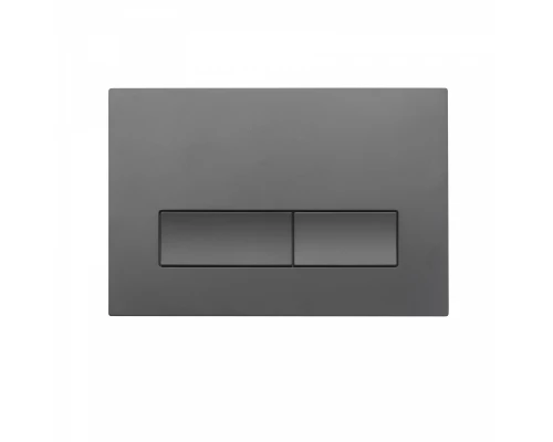 Кнопка смыва для инсталляции механическая WONZON & WOGHAND, Темный графит (WW-IB224-BGM)