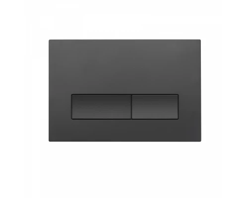 Кнопка смыва для инсталляции механическая WONZON & WOGHAND, Черный матовый (WW-IB224-MB)