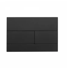 Кнопка смыва для инсталляции механическая WONZON & WOGHAND, Черный матовый (WW-IB235-MB)