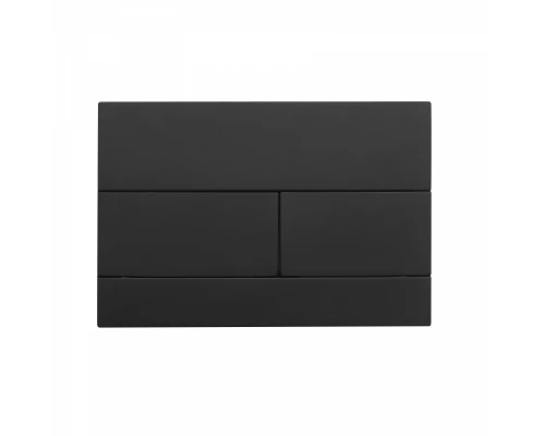 Кнопка смыва для инсталляции механическая WONZON & WOGHAND, Черный матовый (WW-IB235-MB)