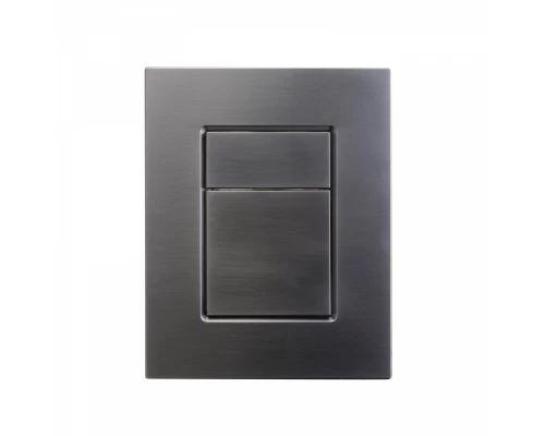 Кнопка смыва для инсталляции пневматическая WONZON & WOGHAND, Темный графит (WW-IB256-BGM)