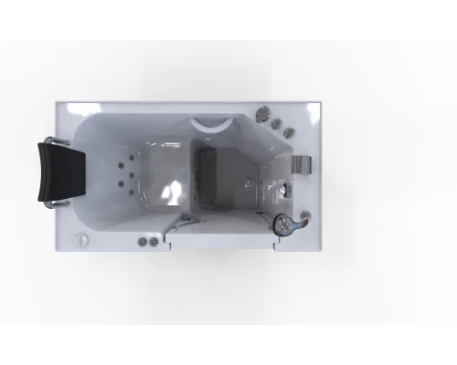 Ванна для людей с ограниченными возможностями с дверцей с сиденьем Plato 130, ADPL1R