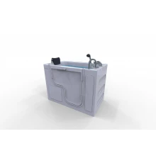 Ванна для людей с ограниченными возможностями с дверцей с сиденьем Noto 130, ADNT1L