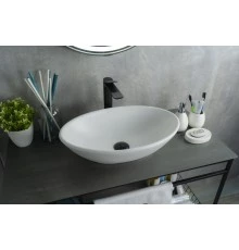 Раковина Gid Wm9021 51193 накладная белый матовый 52x32x14