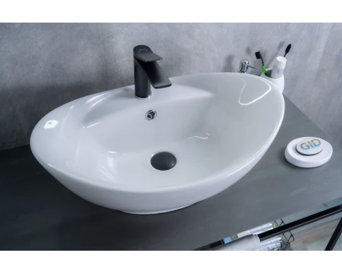 Раковина Gid N9018 51107 накладная белая 59x39x21