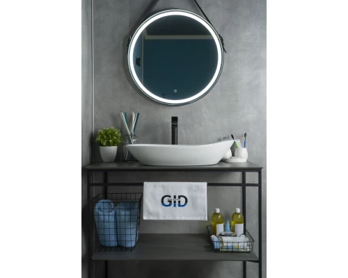 Раковина Gid N9052 51116 накладная белая 65x38x14