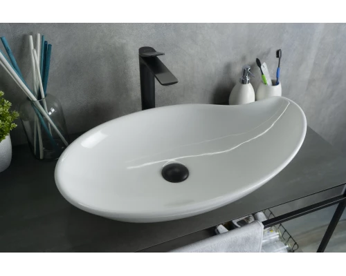 Раковина Gid N9052 51116 накладная белая 65x38x14