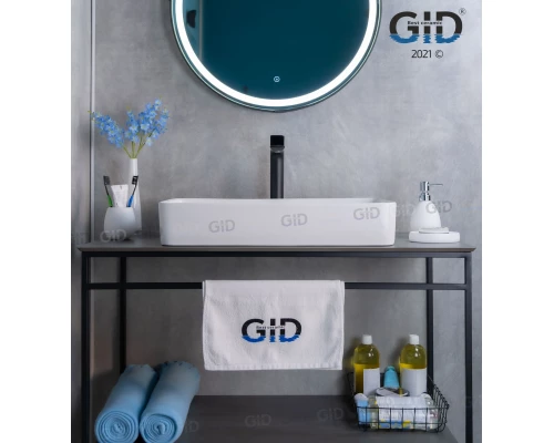 Раковина Gid N9396 51140 накладная белая 60x34x11