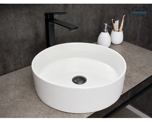 Раковина Gid N9423 51143 накладная белая 40x40x12