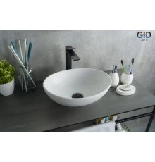 Раковина Gid N900 51164 накладная белый матовый 41x34x15