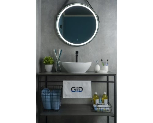 Раковина Gid N900 51164 накладная белый матовый 41x34x15