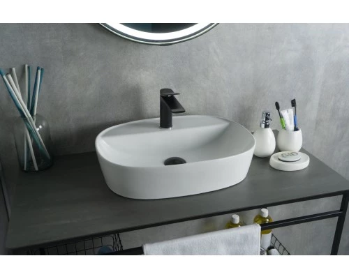 Раковина Gid N9045 51166 накладная белая 50x38x12