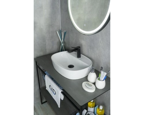 Раковина Gid N9045 51166 накладная белая 50x38x12