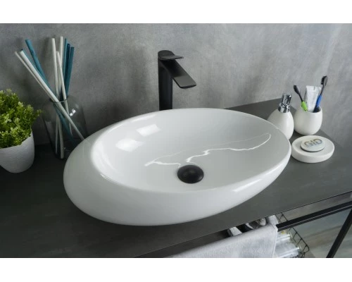 Раковина Gid N9050 51167 накладная белая 59x37x14