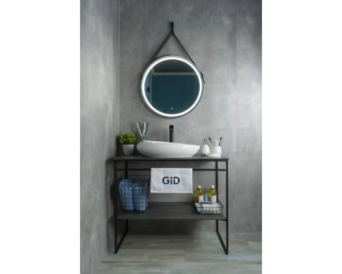 Раковина Gid N9050 51167 накладная белая 59x37x14