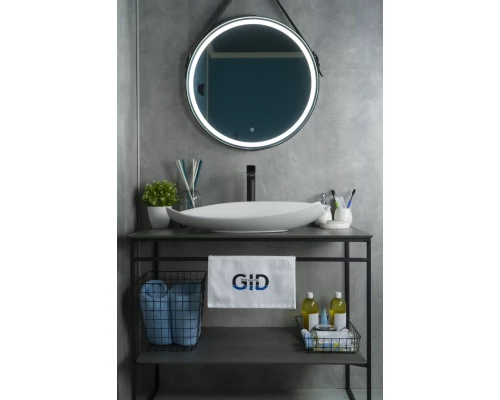 Раковина Gid N9178 51171 накладная белая 74x38x13