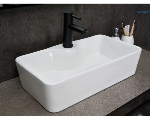 Раковина Gid N9092 51202 накладная белая 55x31x14