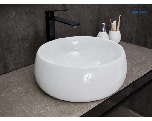 Раковина Gid N9140 51213 накладная белая 40x40x15.5