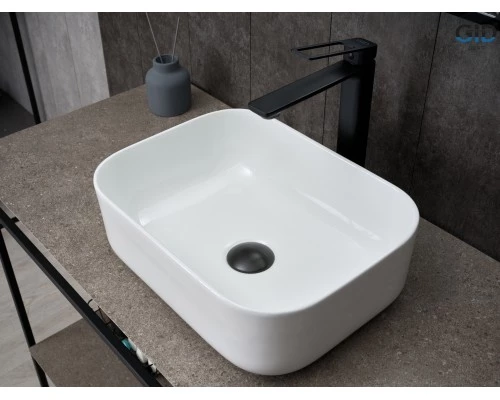 Раковина Gid N1335 51238 накладная белая 40x30x13