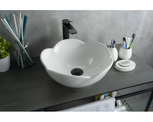 Раковина Gid N9078 51162 накладная белая 38.5x38.5x17