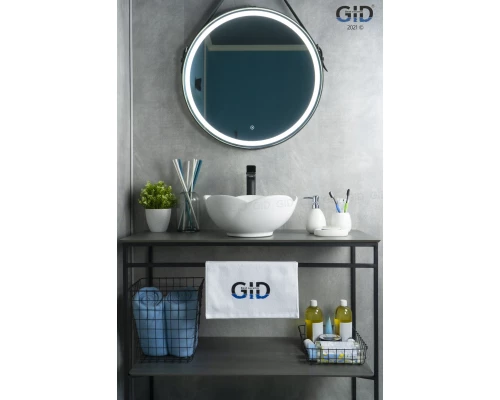 Раковина Gid N9078 51162 накладная белая 38.5x38.5x17