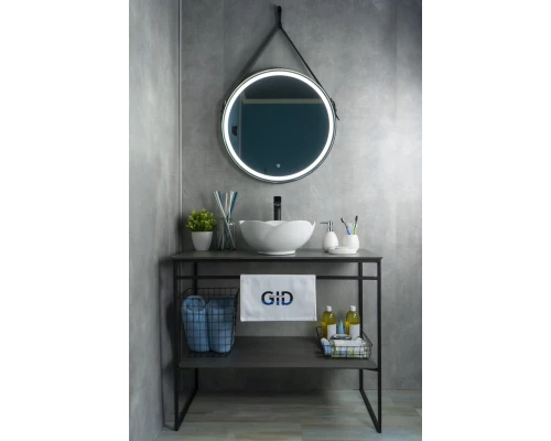 Раковина Gid N9078 51162 накладная белая 38.5x38.5x17