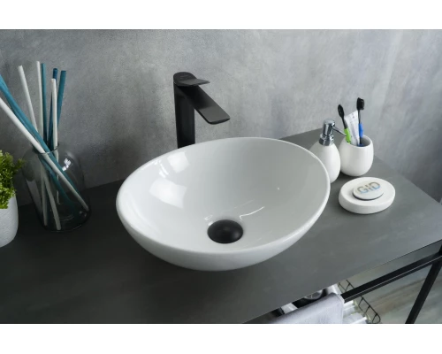 Раковина Gid N9138 51178 накладная белая 41x34x15