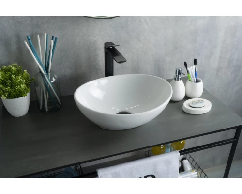 Раковина Gid N9138 51178 накладная белая 41x34x15