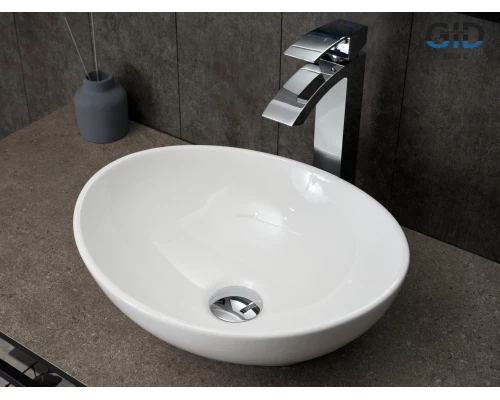 Раковина Gid N9138 51178 накладная белая 41x34x15