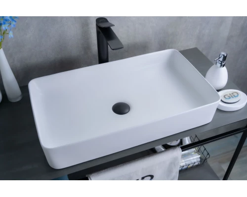 Раковина Gid Wm9396 51189 накладная белый матовый 60x34x11