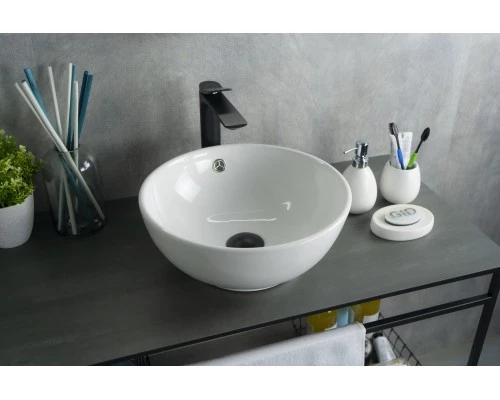 Раковина Gid N9002 51102 накладная белая 38.5x38.5x15