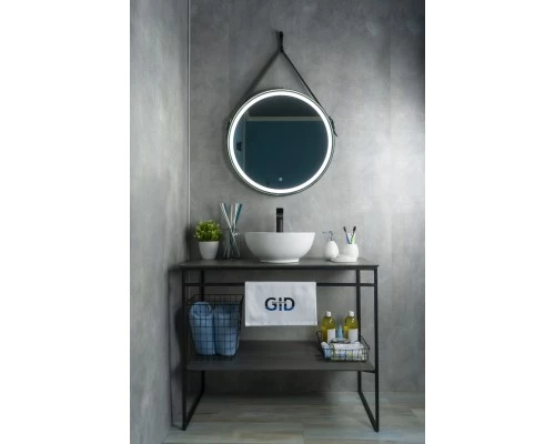 Раковина Gid N9002 51102 накладная белая 38.5x38.5x15