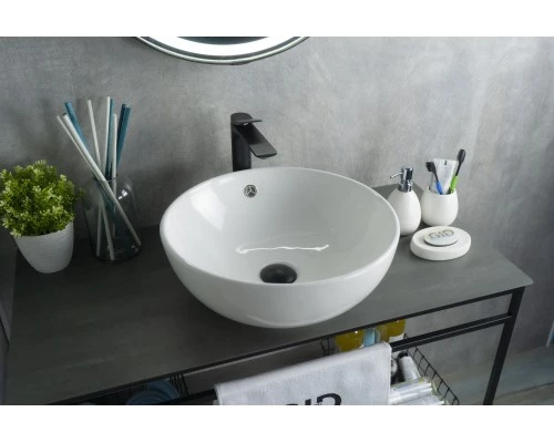 Раковина Gid N9003a 51103 накладная белая 43x43x17.5