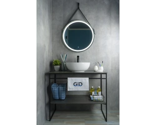 Раковина Gid N9003a 51103 накладная белая 43x43x17.5