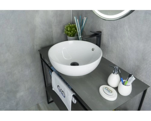 Раковина Gid N9003a 51103 накладная белая 43x43x17.5