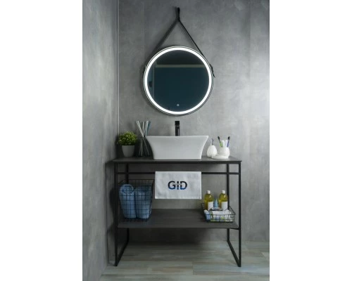 Раковина Gid N9108 51121 накладная белая 49x41x19