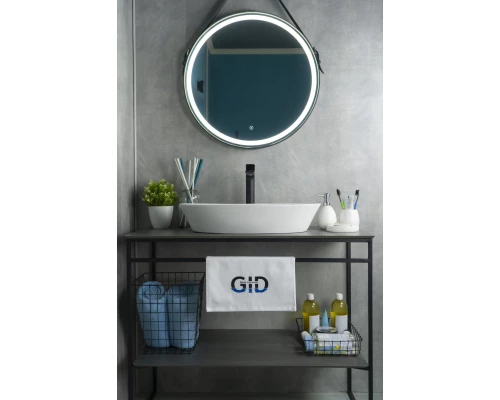 Раковина Gid N9397 51141 накладная белая 61x37x12