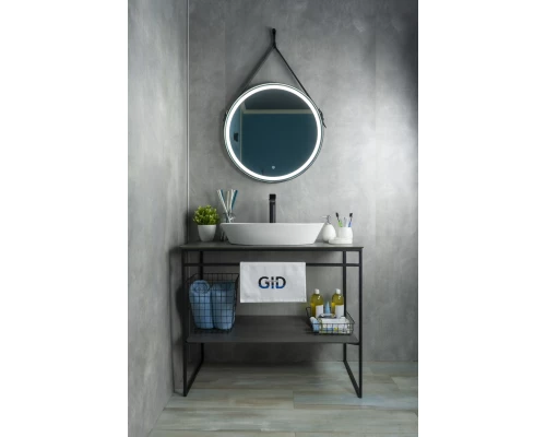 Раковина Gid N9397 51141 накладная белая 61x37x12