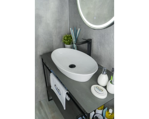 Раковина Gid N9397 51141 накладная белая 61x37x12