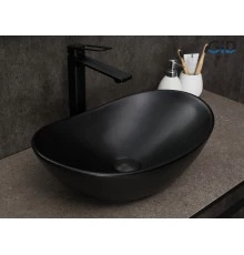 Раковина Gid Bm9133 53352 накладная черная матовая 48x30.5x14.5