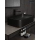 Раковина Gid Bm9599 53366 накладная черная матовая 61x38x15