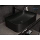 Раковина Gid Bm9599 53366 накладная черная матовая 61x38x15
