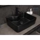 Раковина Gid Bm9091 53373 накладная черная матовая 48x37x13