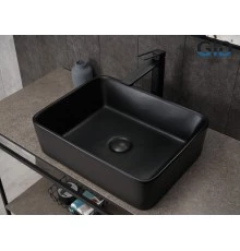 Раковина Gid Bm9103 53374 накладная черная матовая 48x37x13