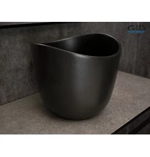 Раковина Gid N9303bg 53378 накладная черная графит 36x36x32