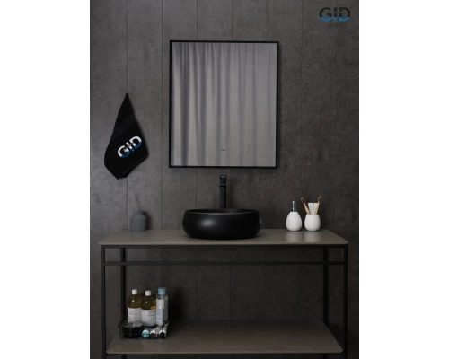 Раковина Gid Bm9030ds 53384 накладная черная матовая 40x30x13.5
