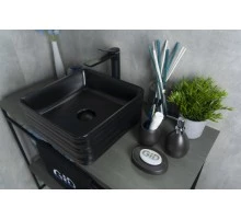 Раковина Gid Bm965 53339 накладная черная матовая 38.5x38.5x13.5