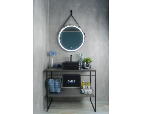 Раковина Gid Bm965 53339 накладная черная матовая 38.5x38.5x13.5