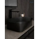 Раковина Gid N9028bg 53380 накладная черная графит 53x36x14