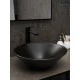 Раковина Gid N9102bg 53383 накладная черная графит 42x42x15